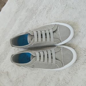 Blowfish Malibu Taupe Cotton Canvas Casual Sneakers